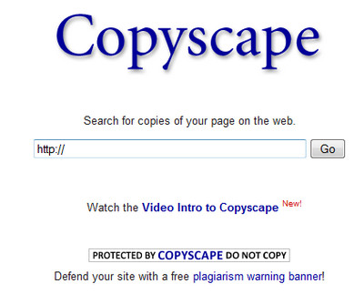 copyscape duplicate check